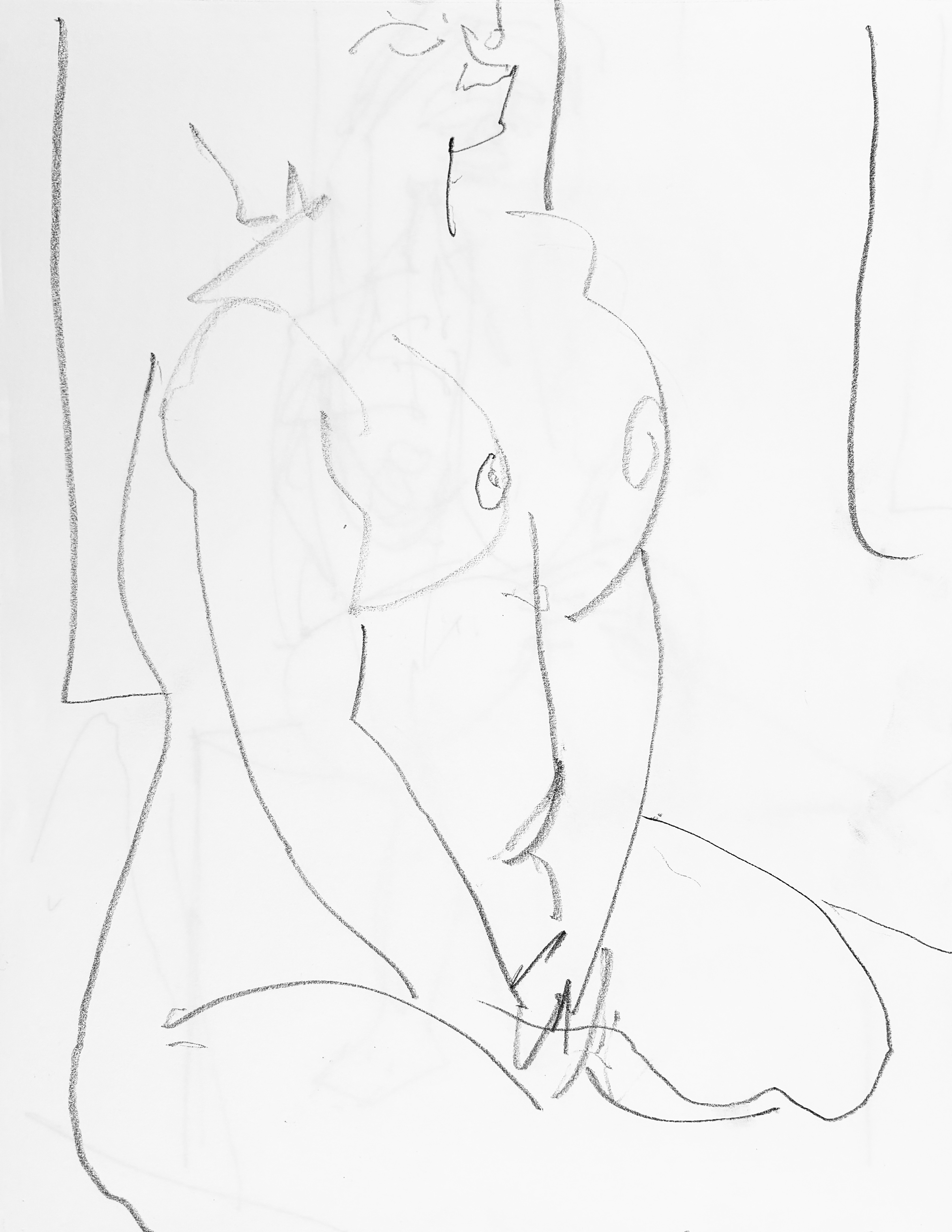 Kneeling Nude