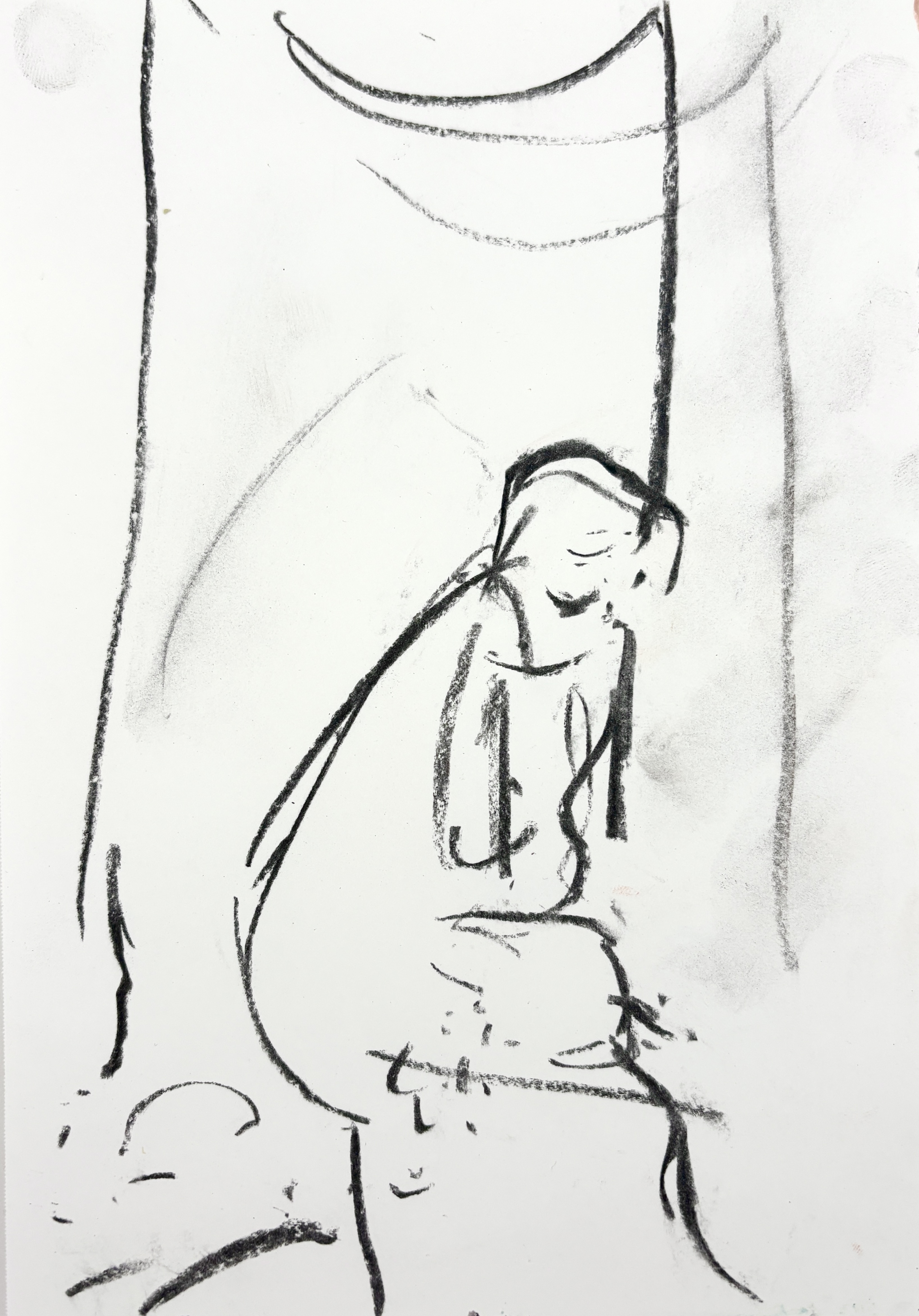 Figure as Armless Sculpture